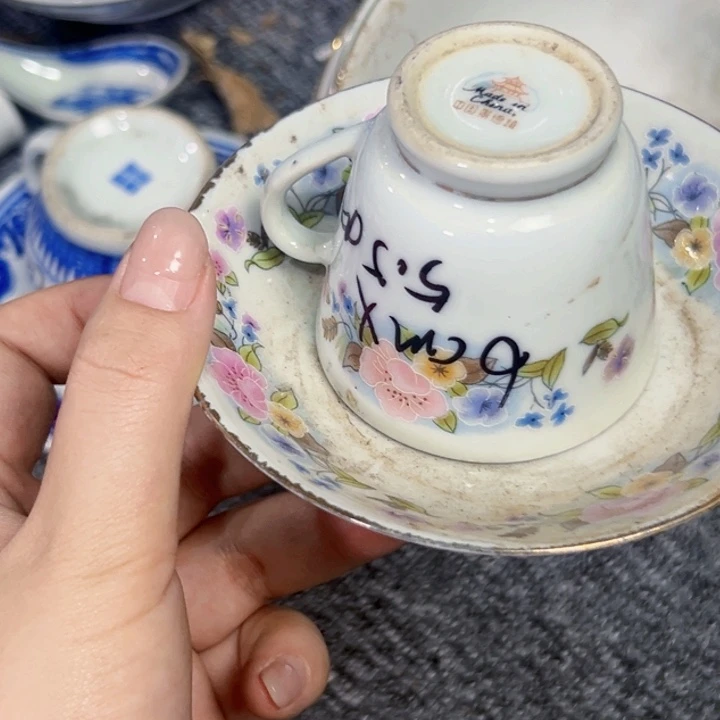 景德镇陶瓷高温瓷杯碟
