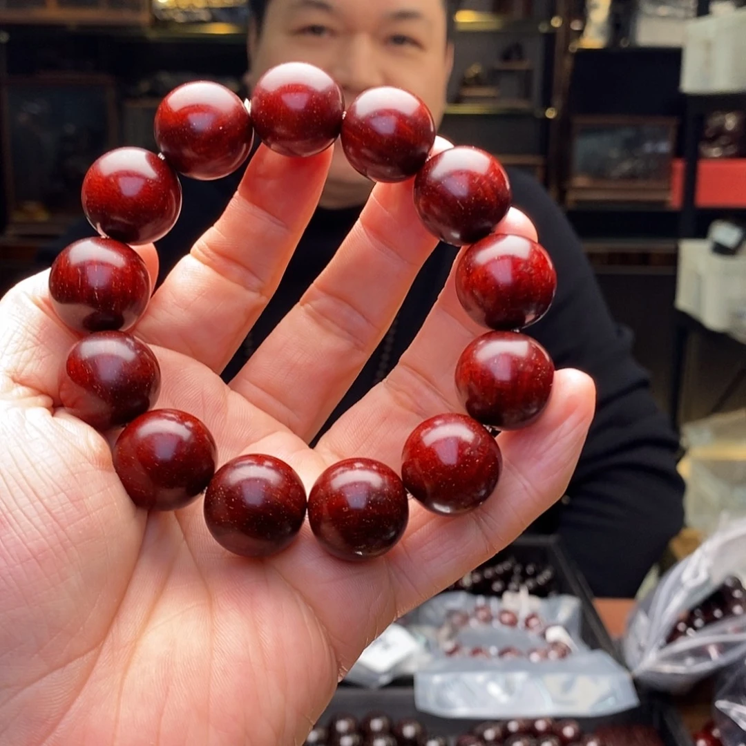 拓***生手串/手链檀香紫檀（小叶紫檀）18