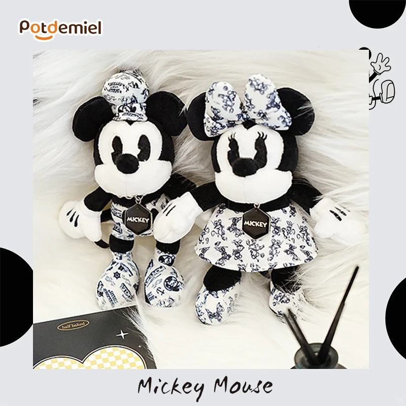 potdemiel迪士尼正版25年新款米奇米妮复古回潮挂件