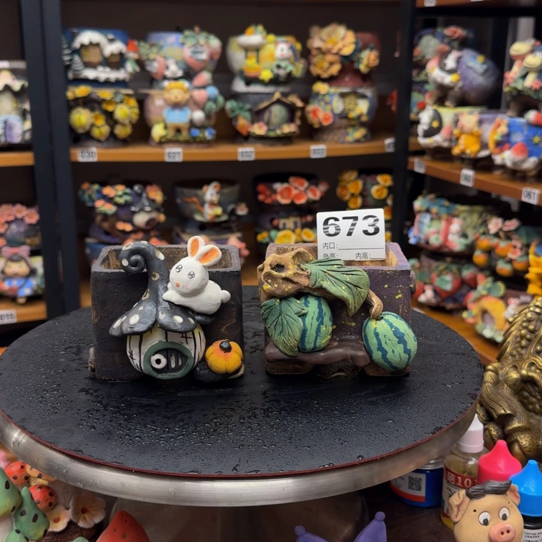 【闪购商品】粗陶手捏