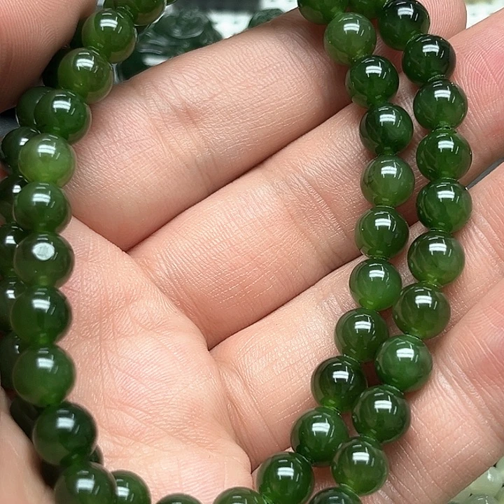 和田玉（碧玉）项链未镶嵌雨***?