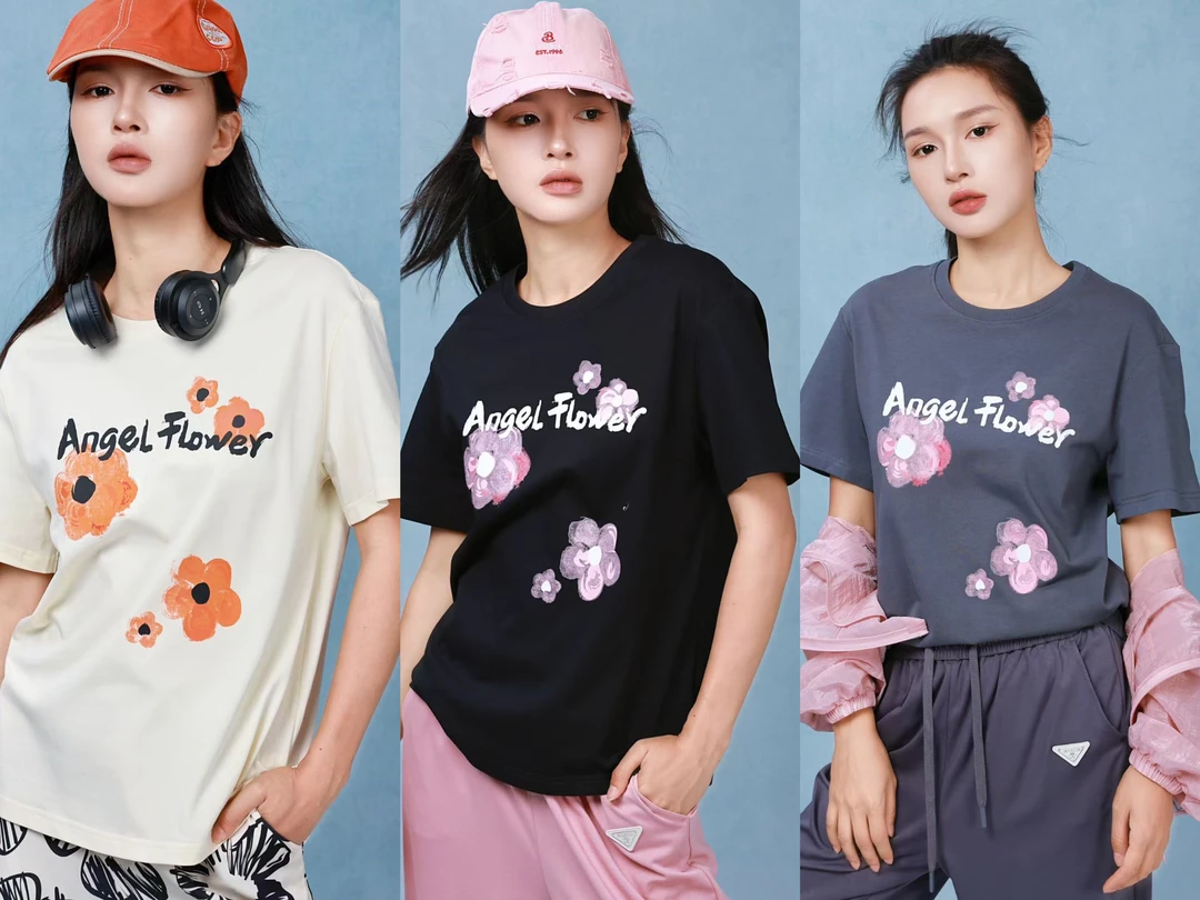 玛丝恩迪花朵体恤休闲