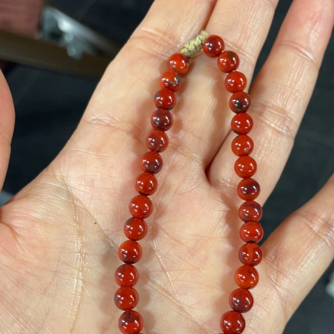 南红玛瑙手串未镶嵌J*