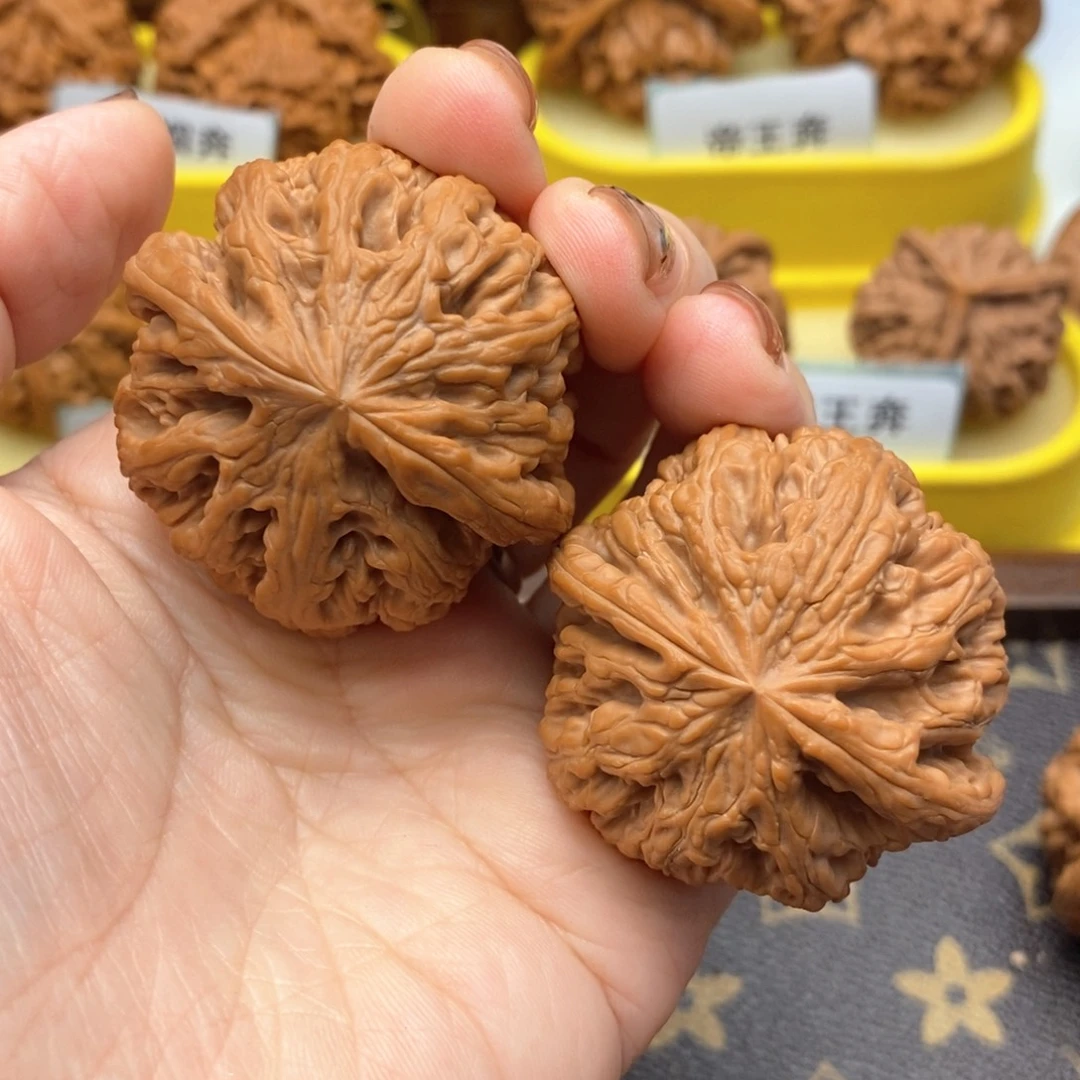 文玩核桃把件44尺全品球筋