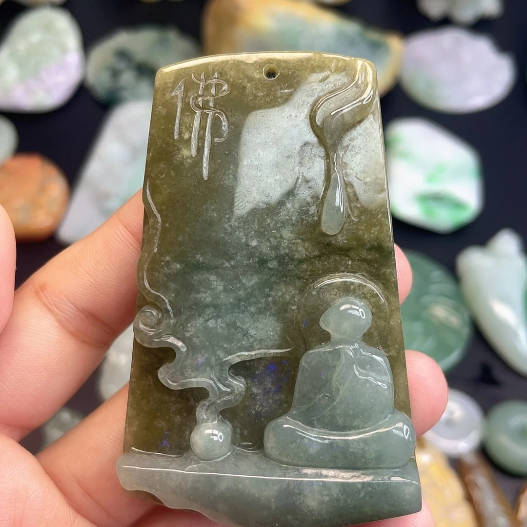 翡翠未镶嵌颈饰翡翠