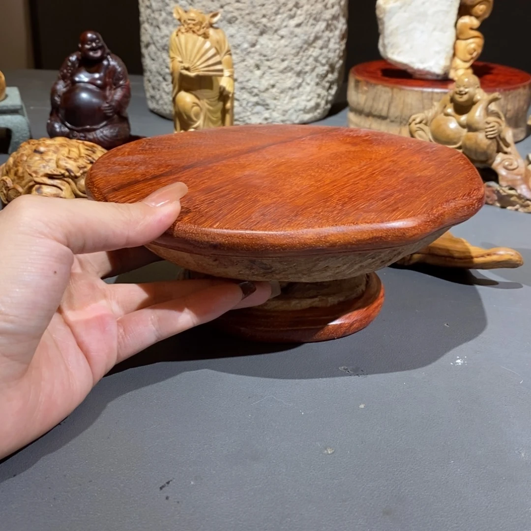 刘***念柏木（崖柏）底座铁力木