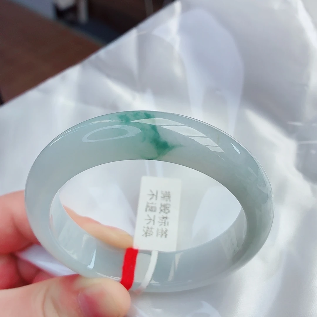 翡翠未镶嵌手镯天然翡翠A货