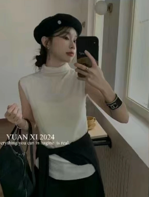 元熙（1050#）修身气质百搭堆堆领背心