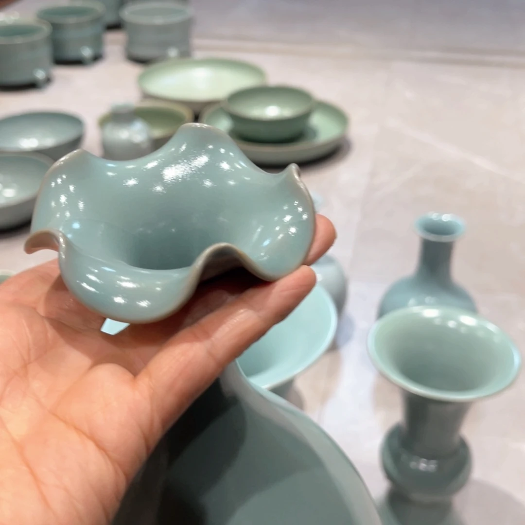 春***.陶杯子仿古的风格也有着一副