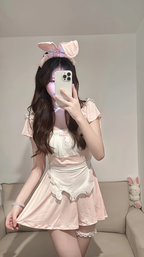 【尤咪umi】日系！兔兔性感蕾丝连衣裙