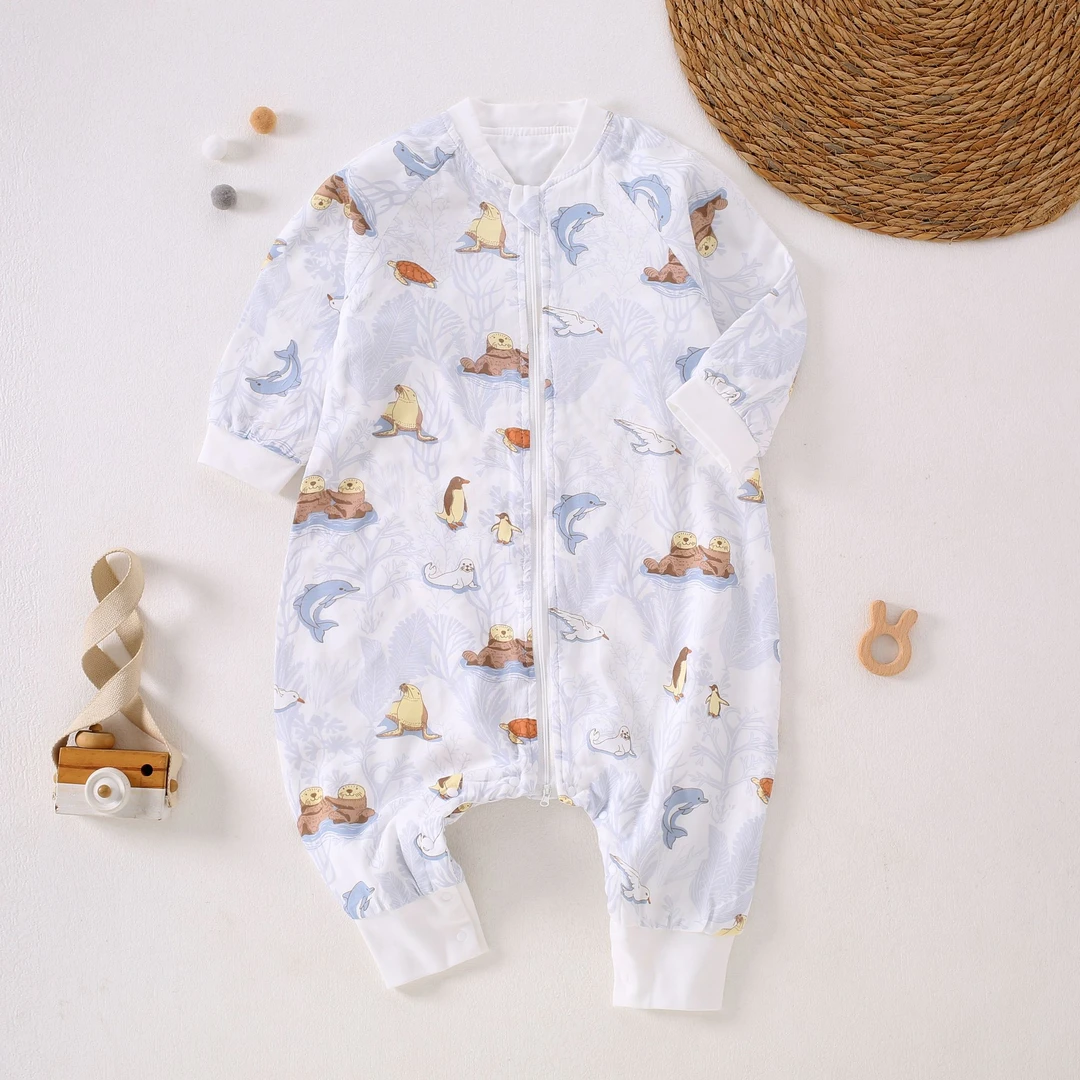 8214-【纱布-夏日海滩-睡袋】