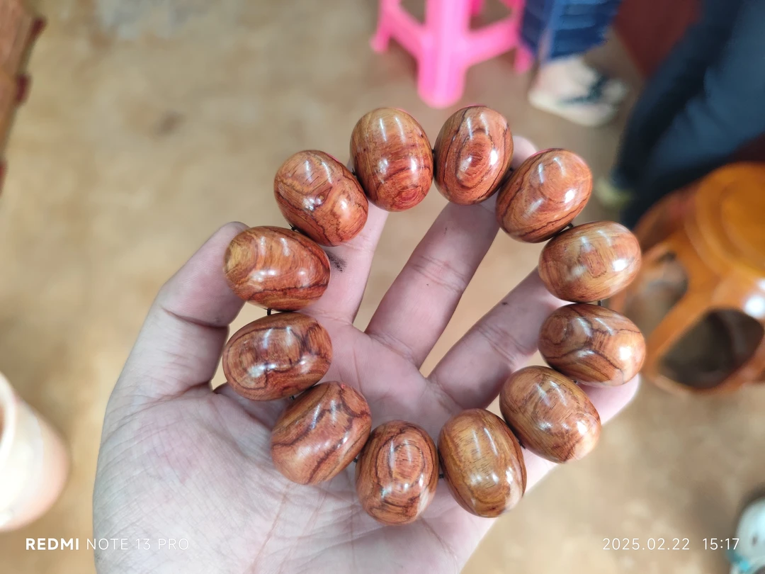 w1海南黄花梨算盘珠多样性发一