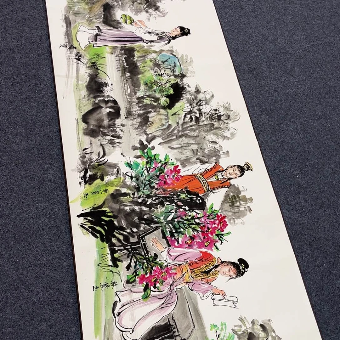 沙***行国画国画作品欣赏