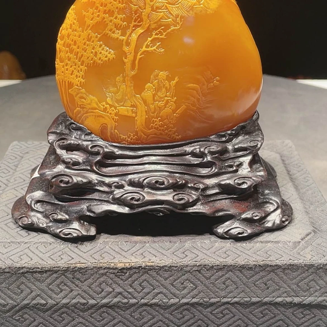 【闪购商品】寿山石玄*龙山水画作品欣赏