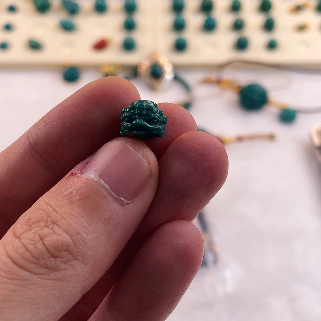 绿松石未镶嵌配饰