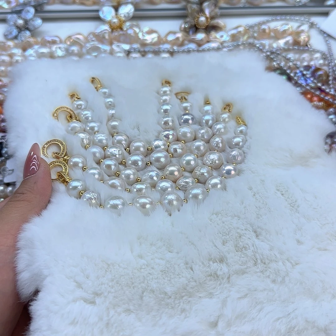 未镶嵌项链定制多样性发货发其一797淡水珍珠