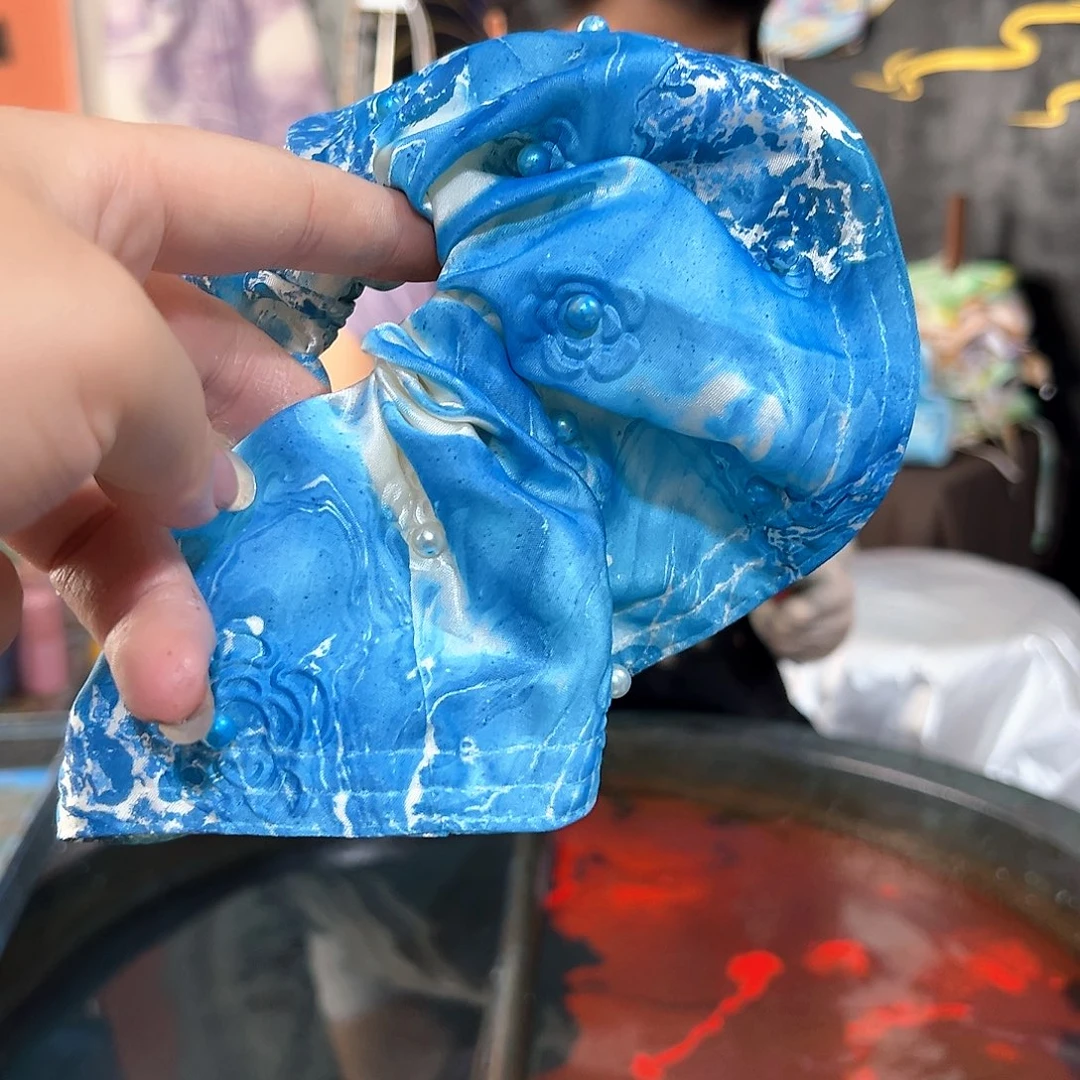 711寒江雪圆饼发圈