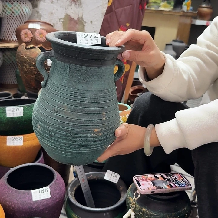 绿色双耳272高度24口径15