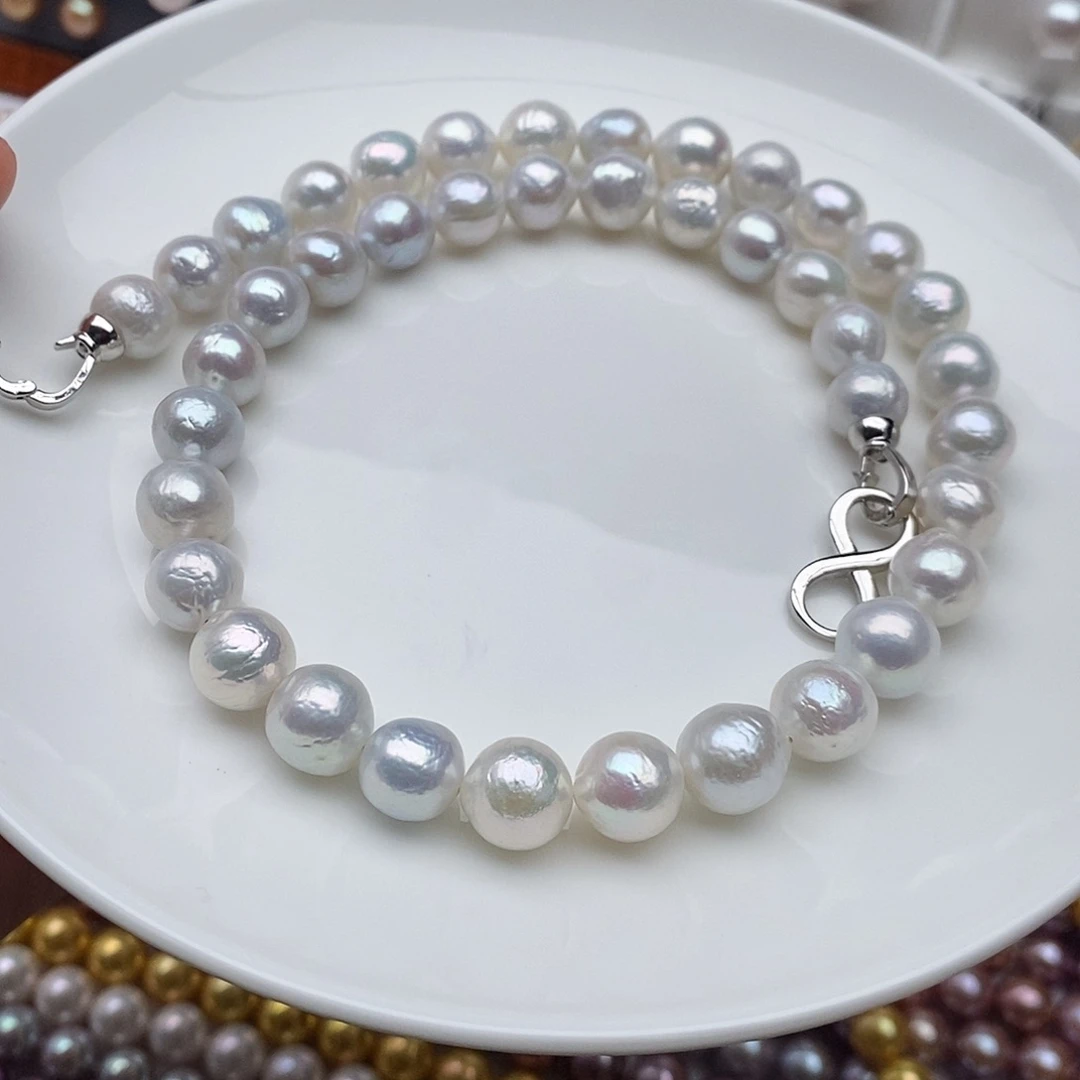 合金淡水珍珠颈饰