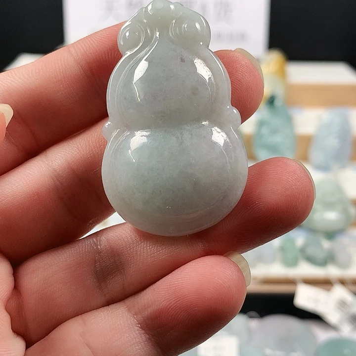 吊坠(不含链)未镶嵌翡翠30大葫芦