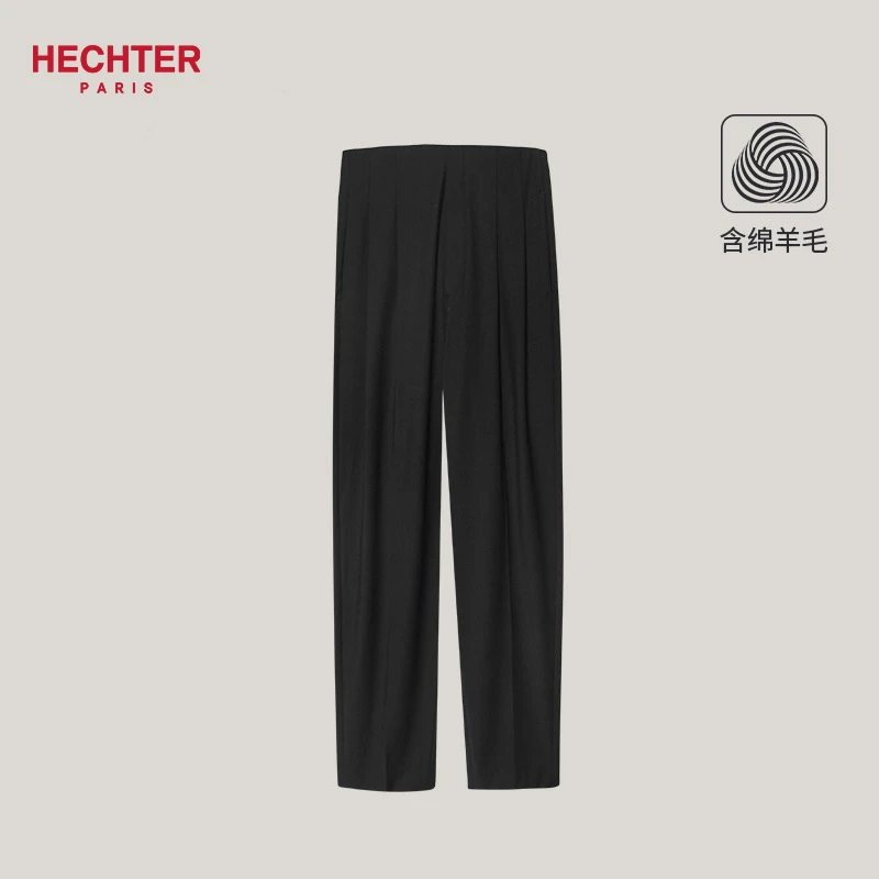 HECHTER女士黑色百搭舒适高级休闲裤WP11605