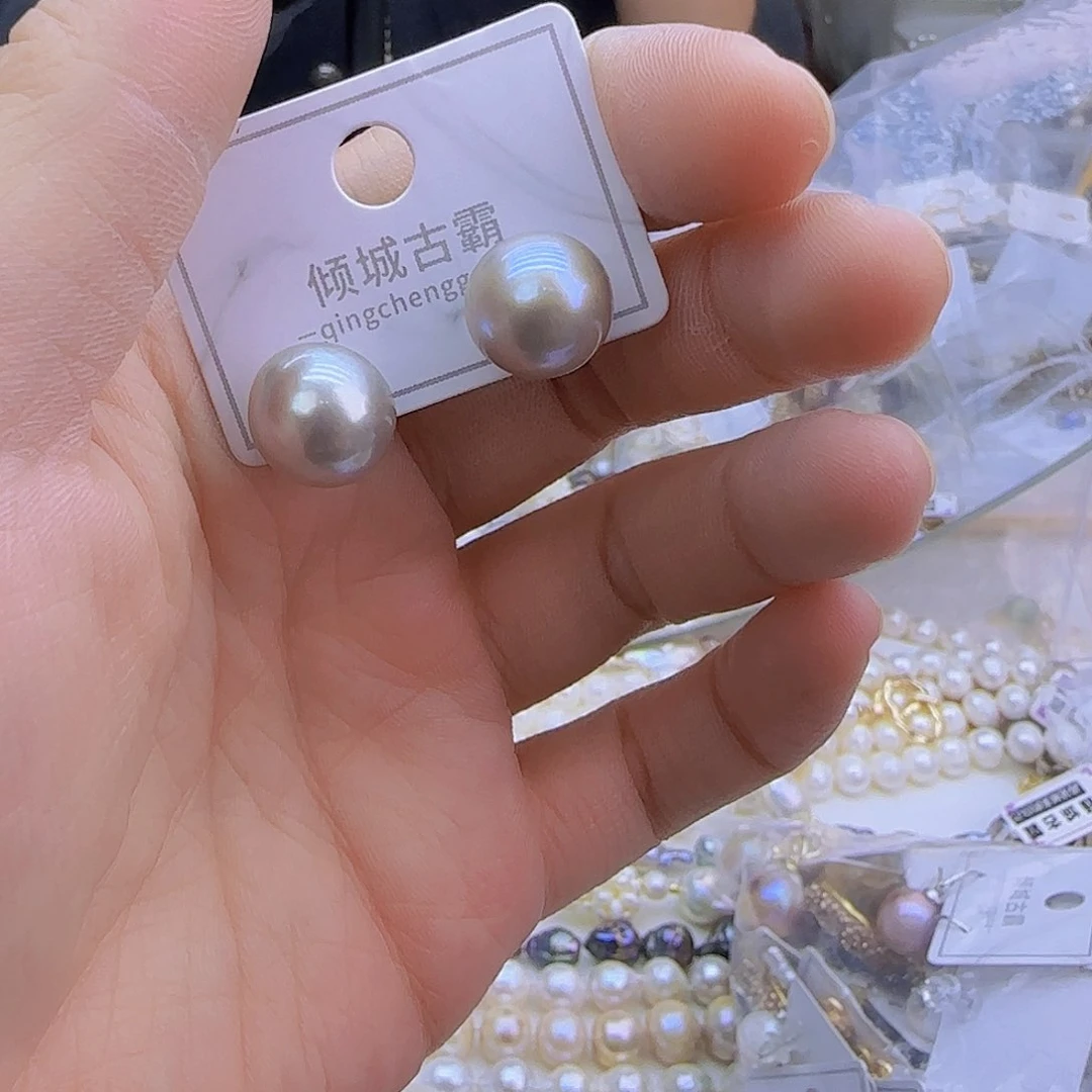 银S925镶嵌项链定制多样性发货发其一713淡水珍珠