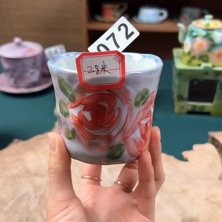 杯景德镇手绘陶瓷072