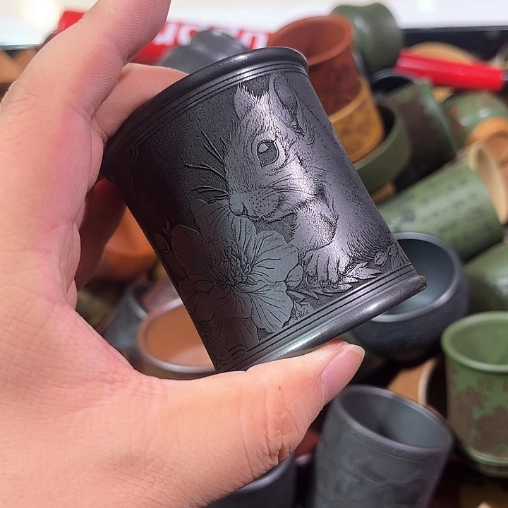 茶杯紫砂全手工紫砂主人杯