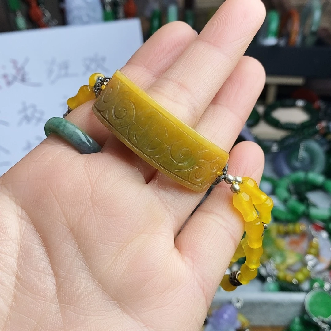 翡翠未镶嵌手链99