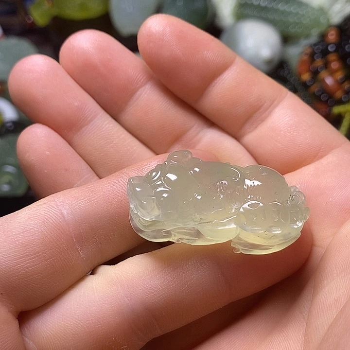 岫玉未镶嵌岫玉颈饰