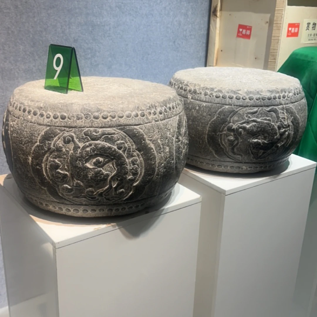 庭院落地石凳工艺品摆件