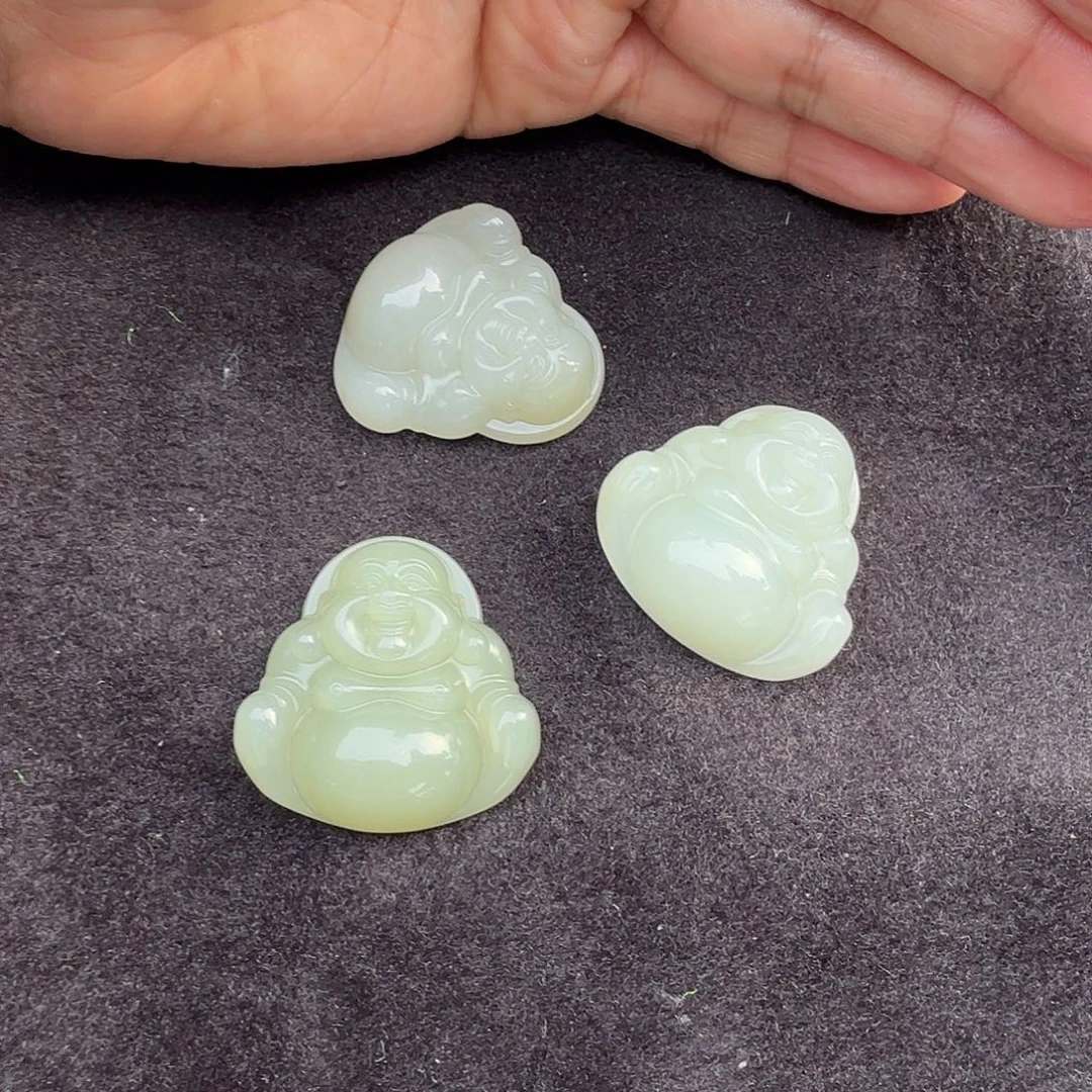 和田玉未镶嵌挂件多样性发货拍一发一