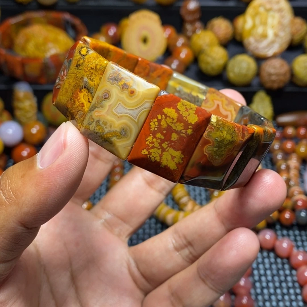 玛瑙/玉髓玛瑙战国红未镶嵌