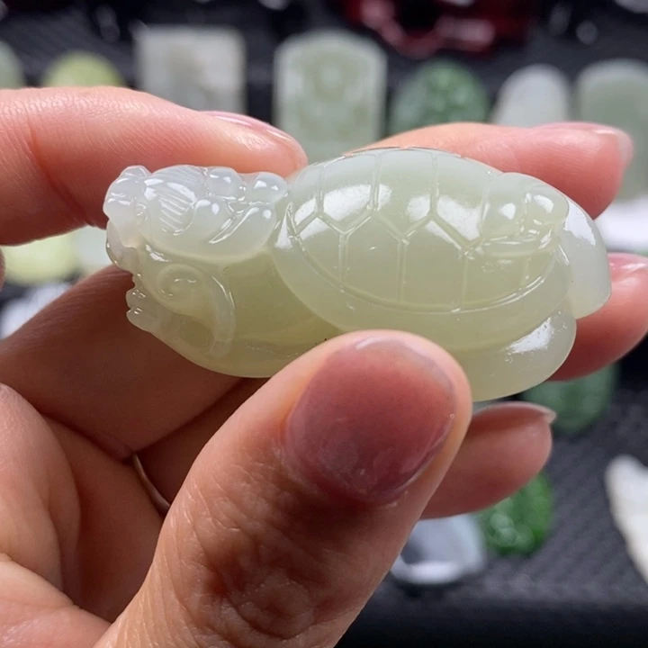 和田玉未镶嵌颈饰61