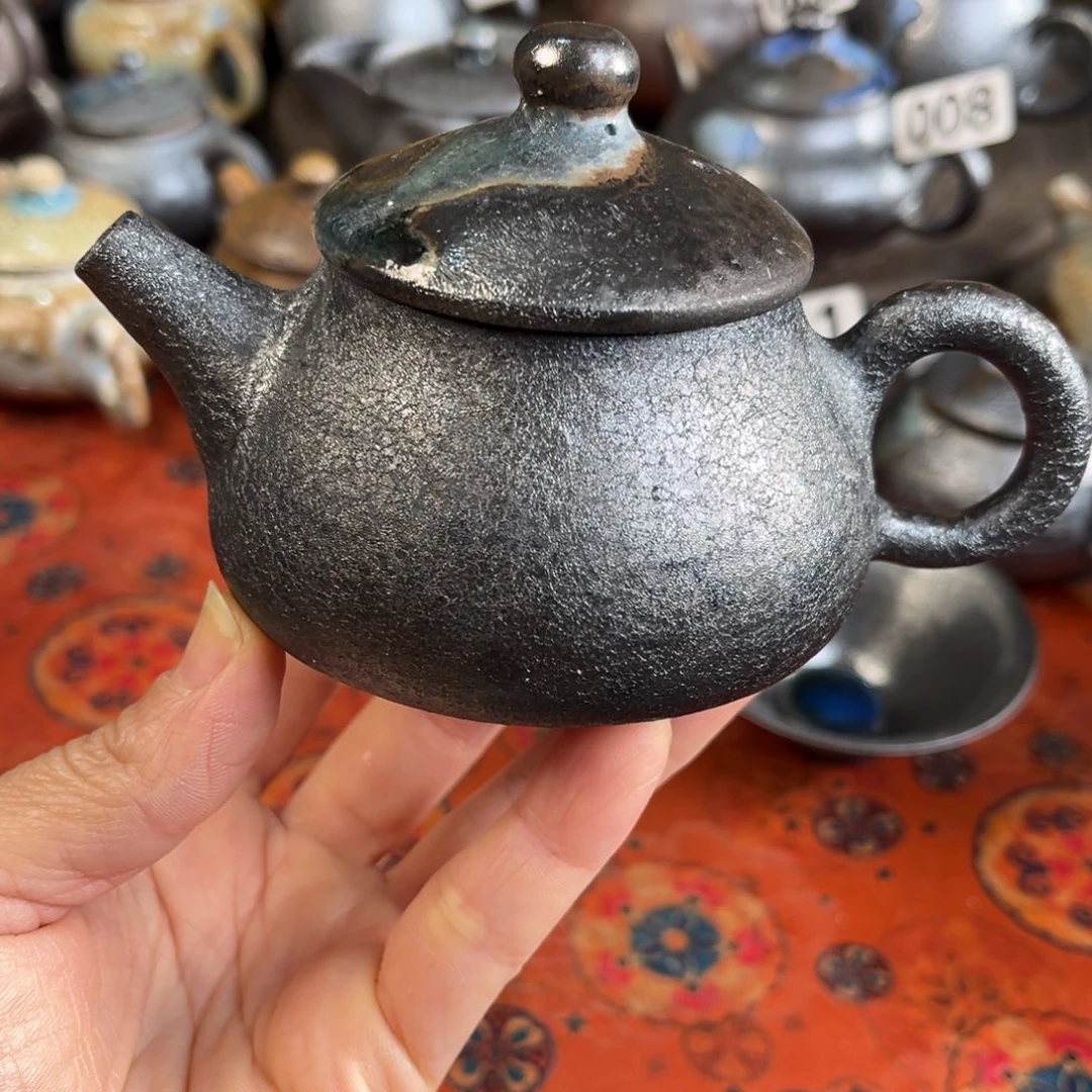 柴烧茶器主人杯杯柴烧