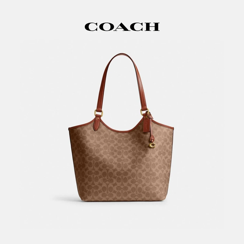 COACH/蔻驰 女士时尚老花经典标志帆布DAY 托特单肩包