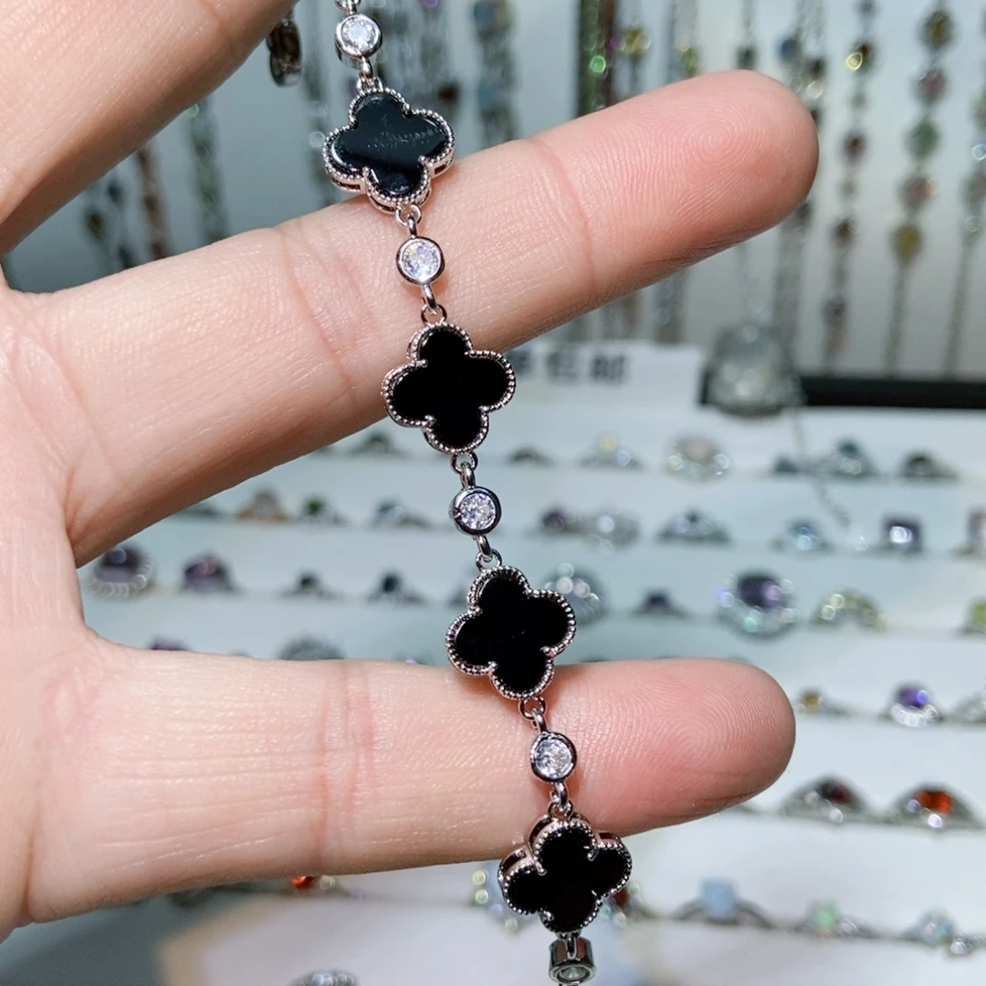 绿水晶戒指银S925镶嵌