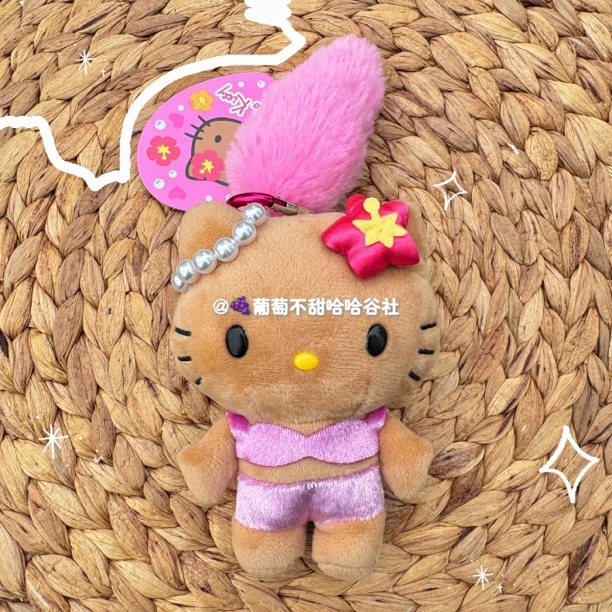 日版三丽鸥限定黑皮粉尾挂件