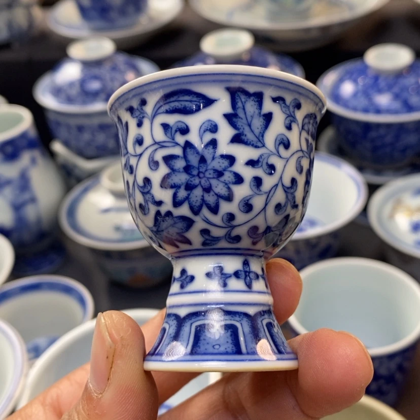 【闪购商品】景德镇青花主人杯