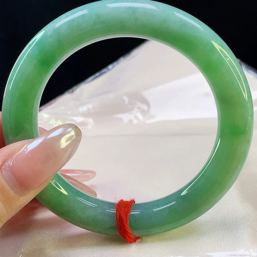 翡翠手镯未镶嵌天然翡翠8009