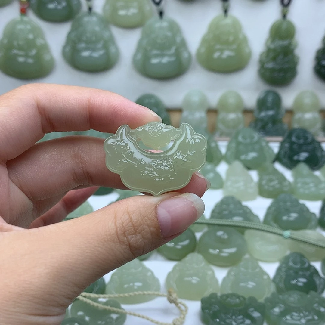 【闪购商品】颈饰未镶嵌和田玉五***子