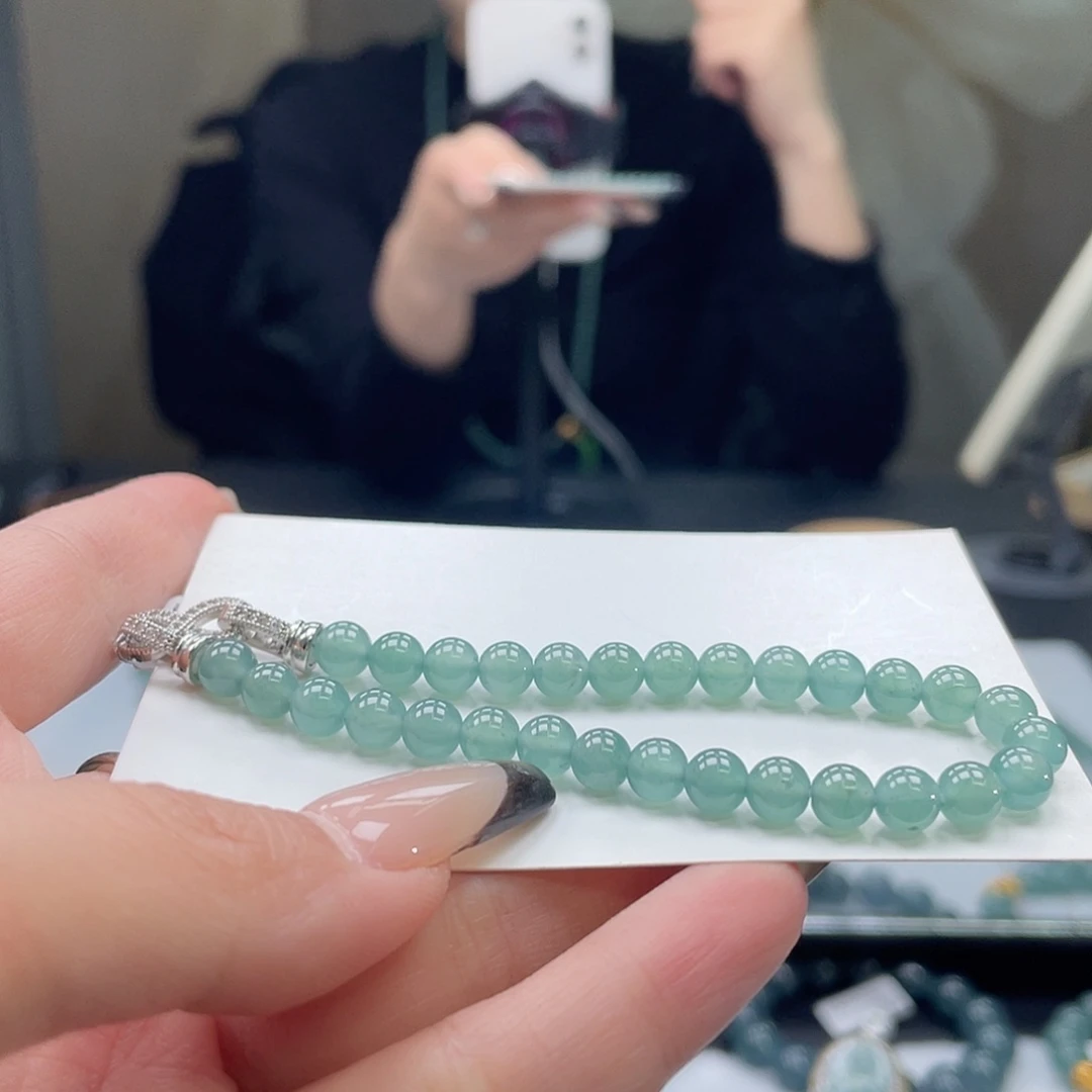 翡翠未镶嵌套链天然a货翡翠