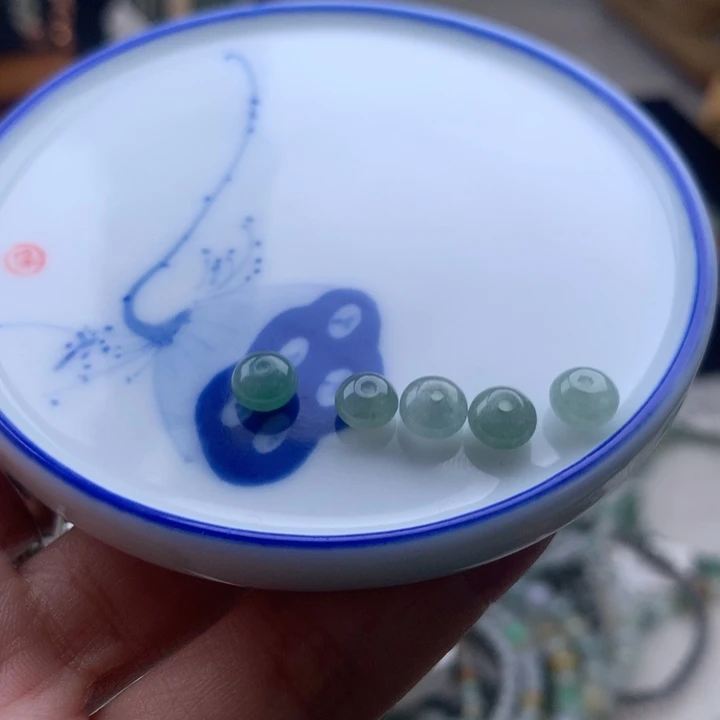 翡翠散珠鼓珠一手