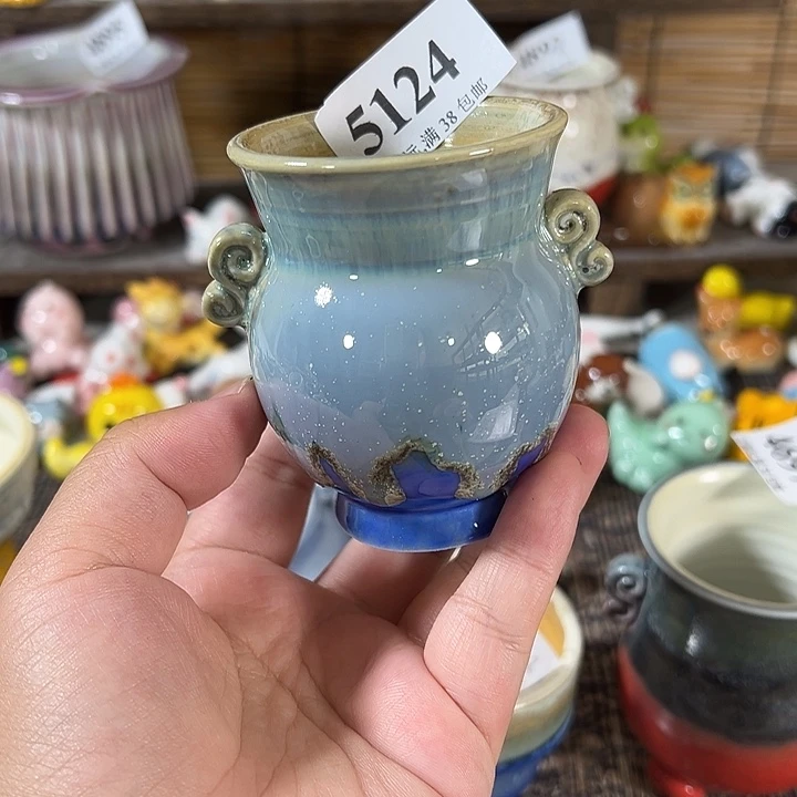口5高7 手工花盆满30包邮