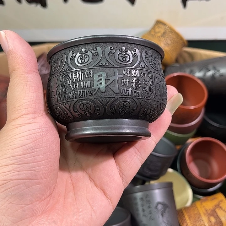 茶杯紫砂全手工紫砂主人杯