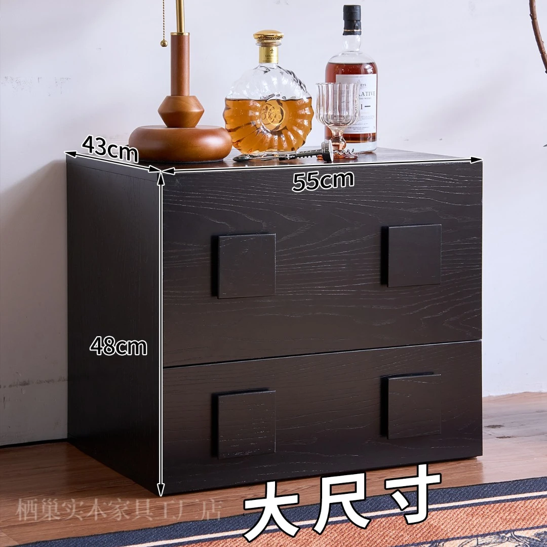 卡门柜实木复古斗柜客厅轻奢落地家用创意简约北欧抽屉55*43*48cm
