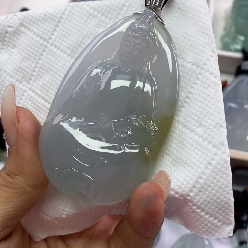 【闪购商品】翡翠颈饰18K金镶嵌千*翡翠