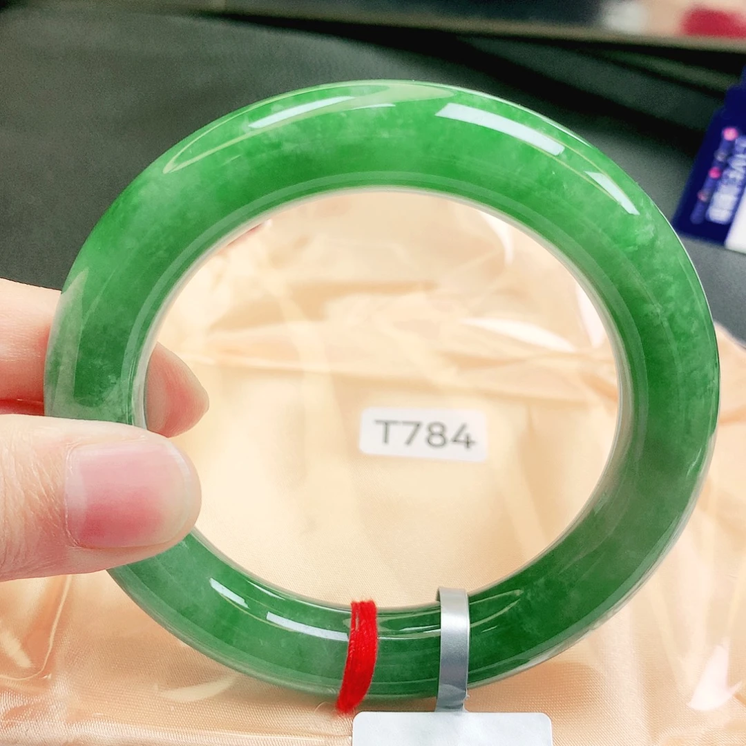 翡翠未镶嵌手镯缅甸天然a货翡翠手镯