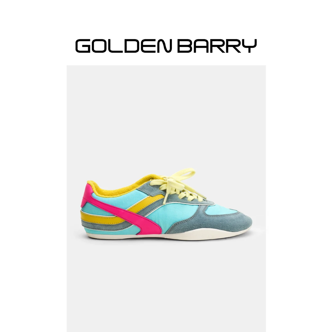 GOLDENBARRY|642030复古拼色德训鞋