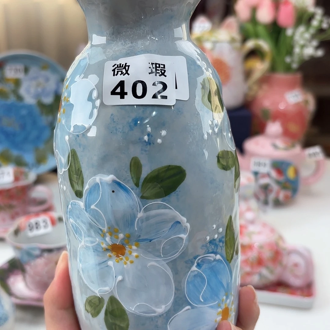 景德镇手绘高温釉下彩陶瓷茶具